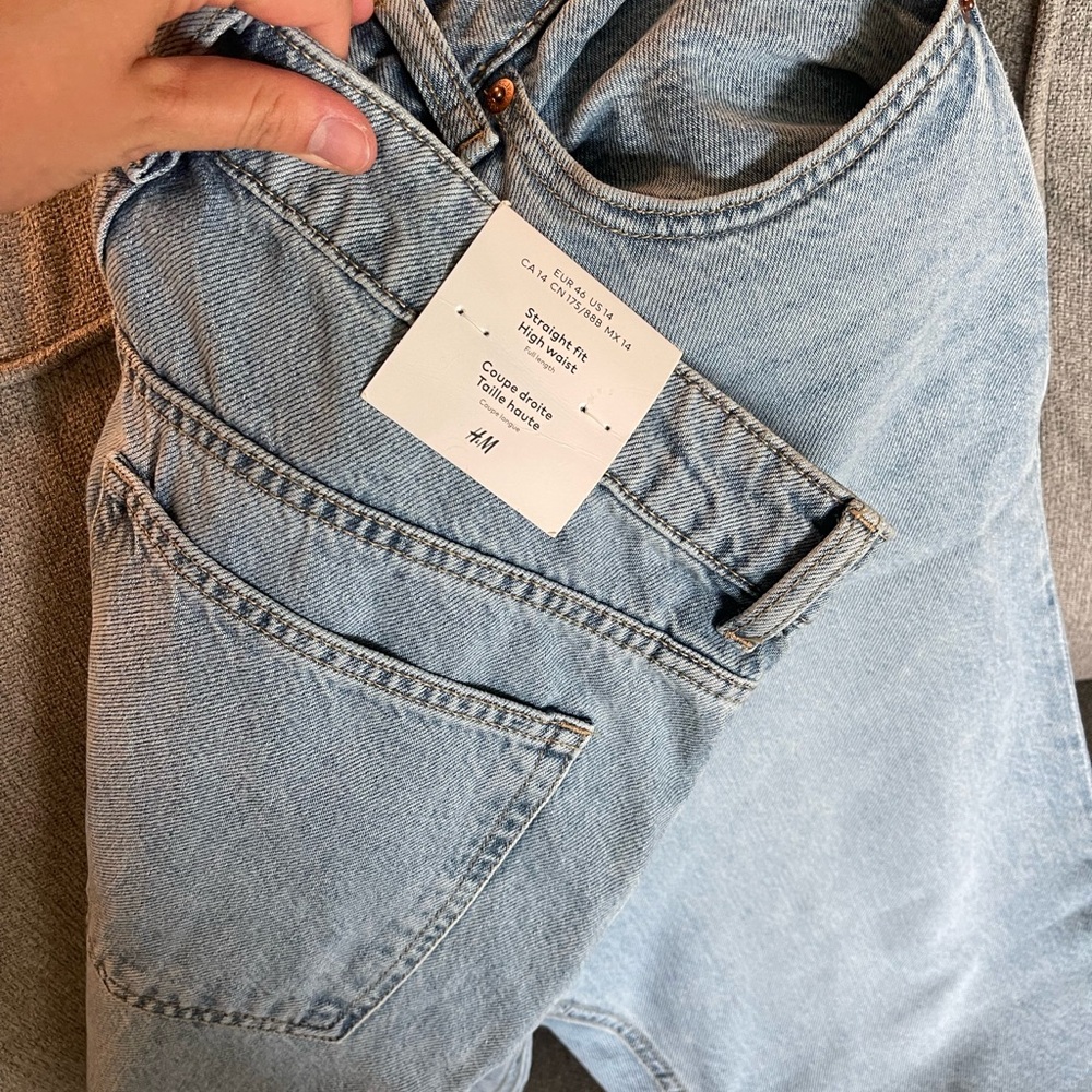 H&M Light Blue Denim Pants